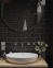 Керамическая плитка Golden Tile Metrotiles plane черный 100x200x7 мм (46С011) 0