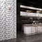Плитка Golden Tile Nero E Bianco Leaf черный NBС161 9х600х300 мм 3