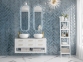 Керамическая плитка Golden Tile Como синий 100x300x7 мм (COМ061) 0