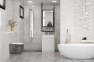 Керамическая плитка Golden Tile Marmo Milano hexagon 300x600x9 мм (8MG151) 0