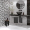 Плитка Golden Tile Nero E Bianco белый NB0500 11х595х595 мм 0