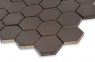 Мозаика керамическая Kotto Keramika H 6005 Hexagon Coffee Brown 295х295 мм 0