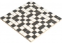 Мозаика керамическая Kotto Keramika CM 3106 C2 Estet White-Estet Graphite 300х300 мм 0