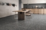 Керамогранитная плитка Stevol Terrazzo matt темно-серая 60х60 см (LVF6002) 3