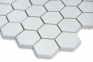 Мозаика керамическая Kotto Keramika H 6001 Hexagon Flora Grey 295х295 мм 0