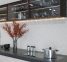 Керамическая плитка Golden Tile The Wall белый сатин 100x300x7 мм (6L0161) 0