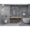 Плитка Cersanit Conrad Graphite Matt 298x598x8 мм 0