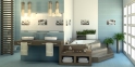 Керамогранитная плитка настенная Cersanit Olivia Blue 250х400х8 мм 0