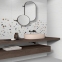 Плитка Ceramica Deseo Mosaic Stone White 9х600х300 мм 0