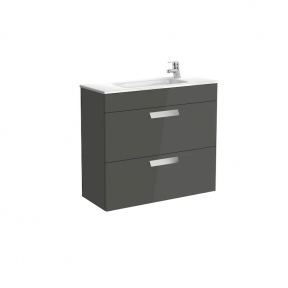 Шкафчик с умывальником ROCA Debba 80 Anthracite A855907153