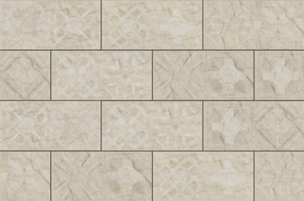 Клінкерна плитка Cerrad Torstone Bianco Decor 14,8x30 см