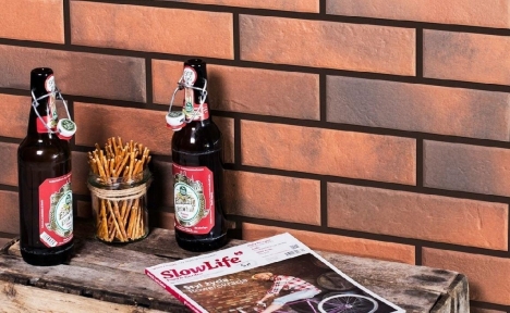 Фасадная клинкерная плитка Cerrad Retro Brick chili 245х65х8 мм