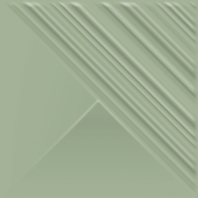 Керамическая плитка Paradyz Feelings Green Sciana Struktura Polysk G1 19,8х19,8 см