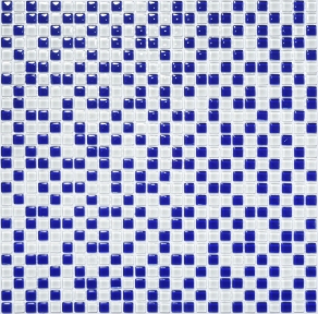 Мозаика стеклянная Kotto Keramika GM 410006 C2 Cobalt D/White 300х300 мм