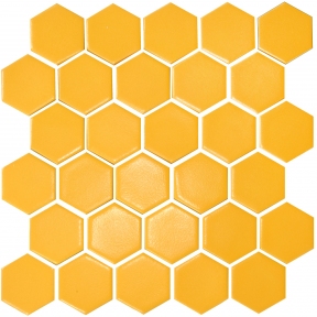 Мозаика керамическая Kotto Keramika H 6025 Hexagon Dark Yellow 295х295 мм