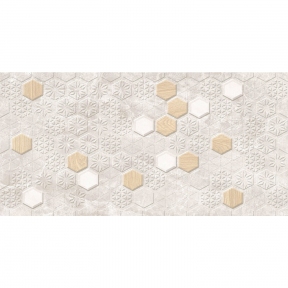 Плитка Golden Tile Zen Hexagon бежевый ZN1061 9х600х300 мм