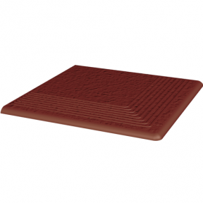 Ступень рельефная угловая структурная Paradyz Natural Rosa DURO 30x30 см