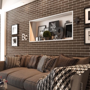 Плитка Golden Tile  The Strand коричневый 60х250 мм (087010)
