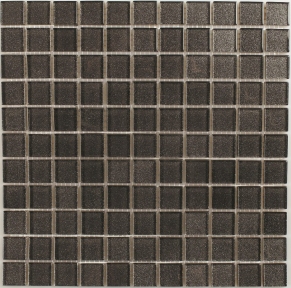 Стеклянная мозаика Керамик Полесье Silver Black 300х300х6 мм