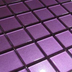 Стеклянная мозаика Керамик Полесье Glance Purple 300х300х6 мм