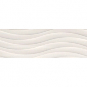 Плитка настенная CERAMIKA COLOR Living Cream Wave 250x750 мм