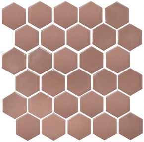 Мозаика керамическая Kotto Keramika H 6011 Hexagon Hot Pink 295х295 мм