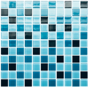 Мозаика стеклянная Kotto Keramika GM 4020 C3 Cerulean D/Cerulean M/Cerulean W 300х300 мм