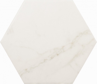 Плитка керамогранит Equipe Carrara Hexagon 23101 17,5х20 см