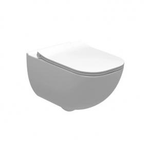 Унитаз подвесной ROCA Alegra Rimless с крышкой soft-close A34H139000
