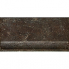 Клинкерная ступень Paradyz Ilario brown prosta struktura 30x60 см