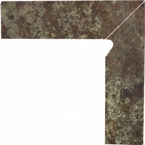 Клинкерный цоколь Paradyz Ilario brown prawy 8,1x30 см