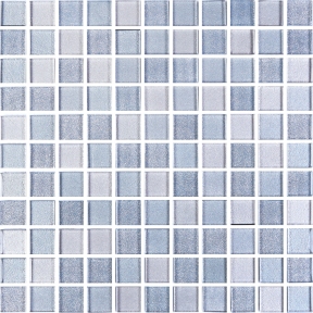 Мозаика стеклянная Kotto Keramika GM 8011 C3 Silver Grey Brocade/Medium Grey/Grey Silver 300х300 мм