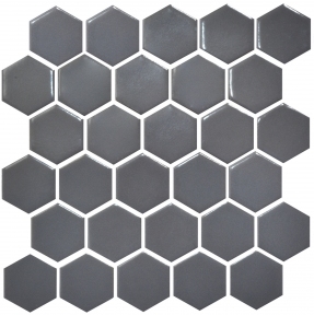 Мозаика керамическая Kotto Keramika H 6003 Hexagon Grey Shedol 295х295 мм