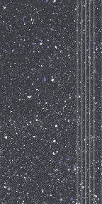 Плитка для ступеней Paradyz Moondust Antracite Stopnica Prosta Nacinana Mat. G1 29,8х59,8 см