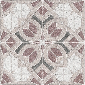 Керамическая плитка Golden Tile Sabbia Цветочный 300x300x8 мм (7F1740)
