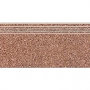 Керамогранитная ступень Cersanit Milton Brown Steptread 8х598х298 мм