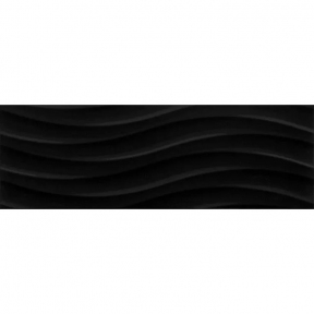 Плитка настенная CERAMIKA COLOR CCR36-1 Onda Black RECT 250x750x9 мм