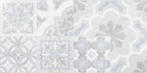 Керамическая плитка Golden Tile Doha серый пэчворк №1 300x600x9 мм (572061)