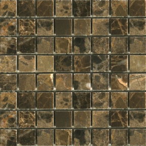 Мозаика мраморная MOZ DE LUX STONE C-MOS EMPERADOR POL 15х15х15 мм
