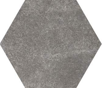Плитка керамогранит Equipe Hexatile Cement Black 22094 17,5х20 см