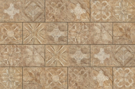 Клінкерна плитка Cerrad Torstone Brown Decor 14,8x30 см