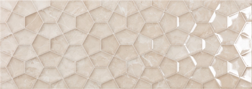 Плитка Ecoceramic Ariana Beige Rlv 25х70 см