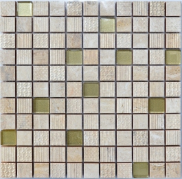 Мозаика керамическая Kotto Keramika СМ 3041 С2 Beige-Gold 300х300 мм