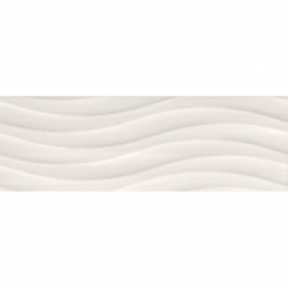 Плитка настенная CERAMIKA COLOR Living Cream Wave RECT 250x750 мм
