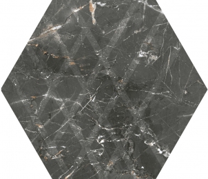 Керамогранитная плитка Paradyz Marvelstone Grey Heksagon Gres Szkl. Mat. G1 19,8х17,1 см