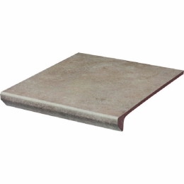 Клинкерная ступень с капиносом Paradyz Viano beige prosta struktura 30x33 см