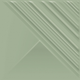 Керамическая плитка Paradyz Feelings Green Sciana Struktura Polysk G1 19,8х19,8 см