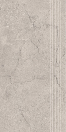 Плитка для ступеней Paradyz Sunnydust Light Grys Stopnica Prosta Nacinana Mat. G1 29,8х59,8 см