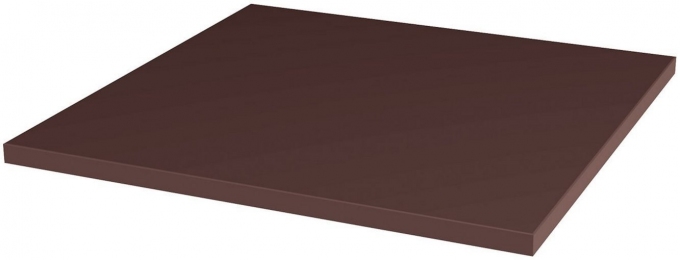 Напольная клинкерная гладкая плитка Paradyz Natural BROWN 30x30 см