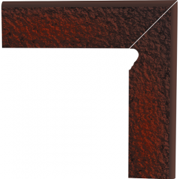 Цоколь двухэлементный Paradyz CLOUD  brown duro лестничный правый 30х30 см